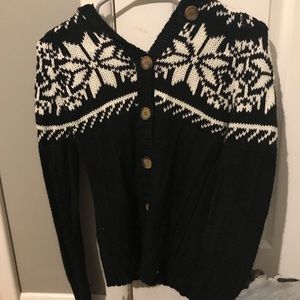 pretty button up sweater